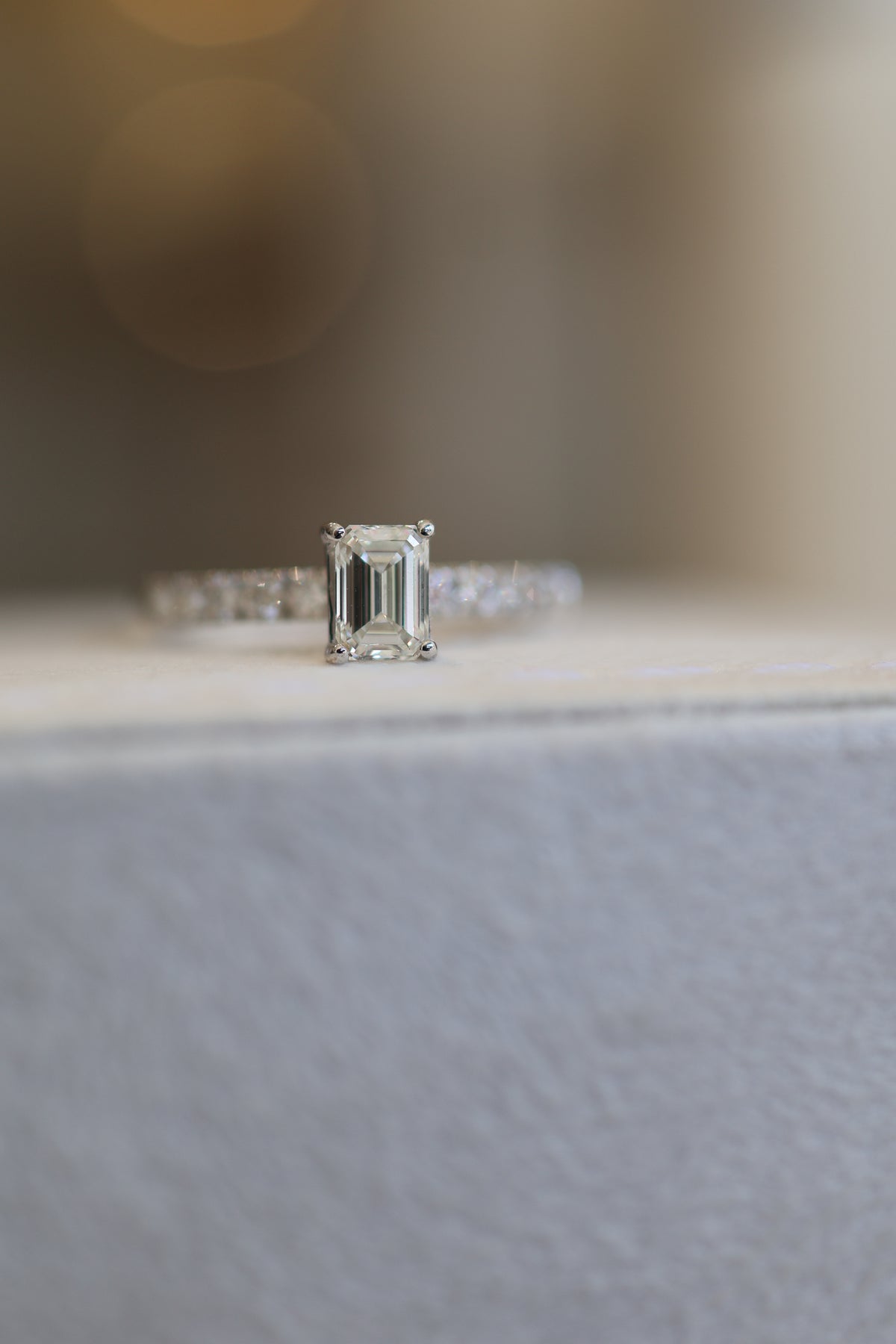 Solitário Emerald Cut 0.50ct