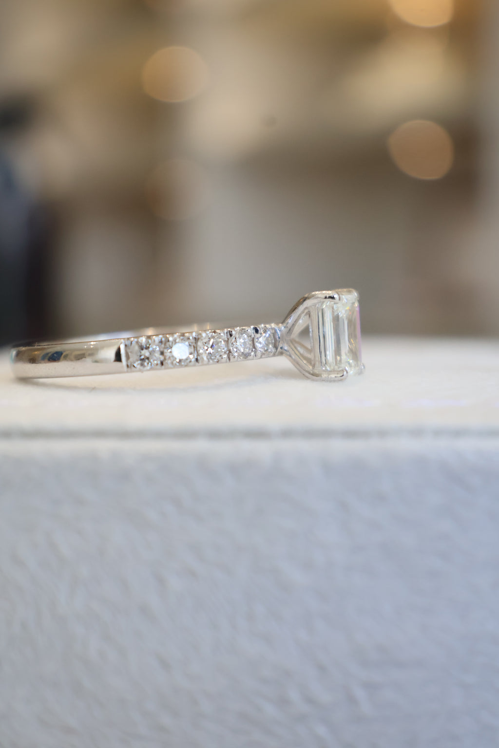 Solitário Emerald Cut 0.50ct