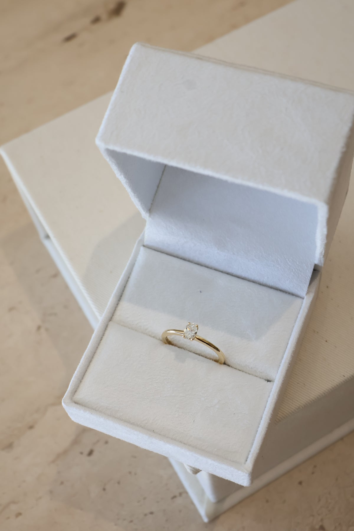 Solitário 0.40ct oval La Fleur
