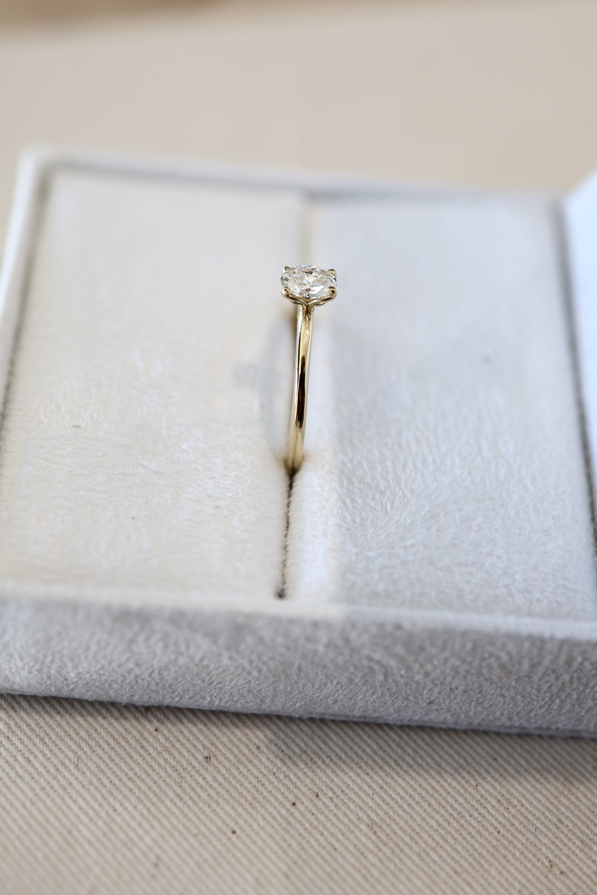 Solitário 0.40ct oval La Fleur