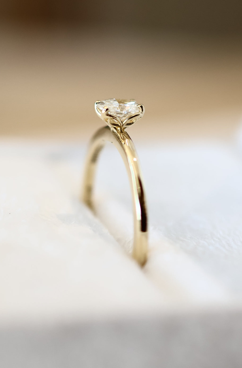 Solitário 0.40ct oval La Fleur