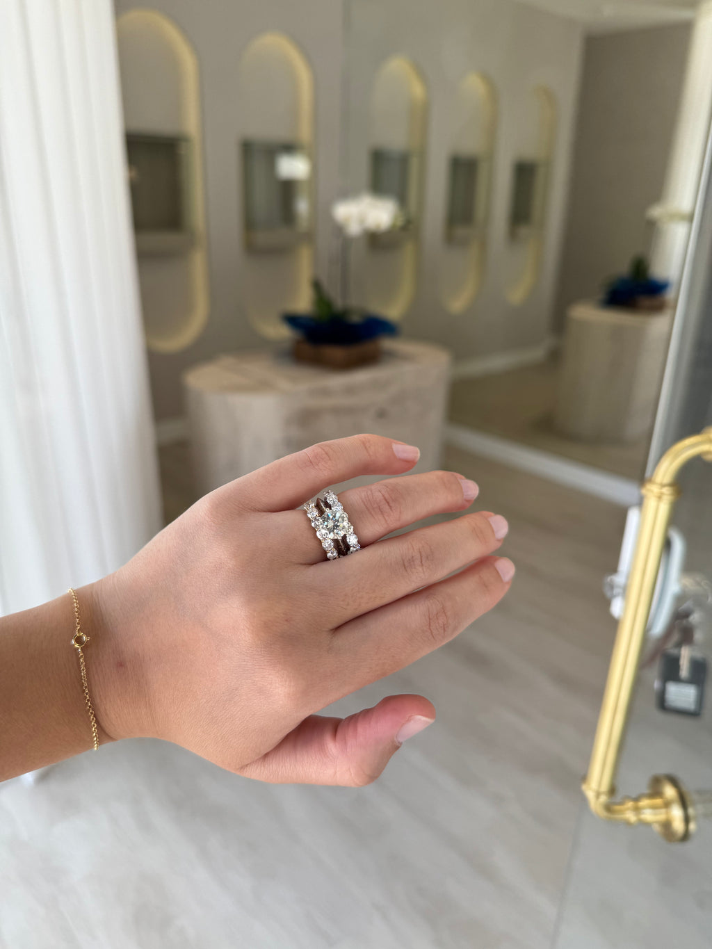 Meia Aliança de 1,05ct