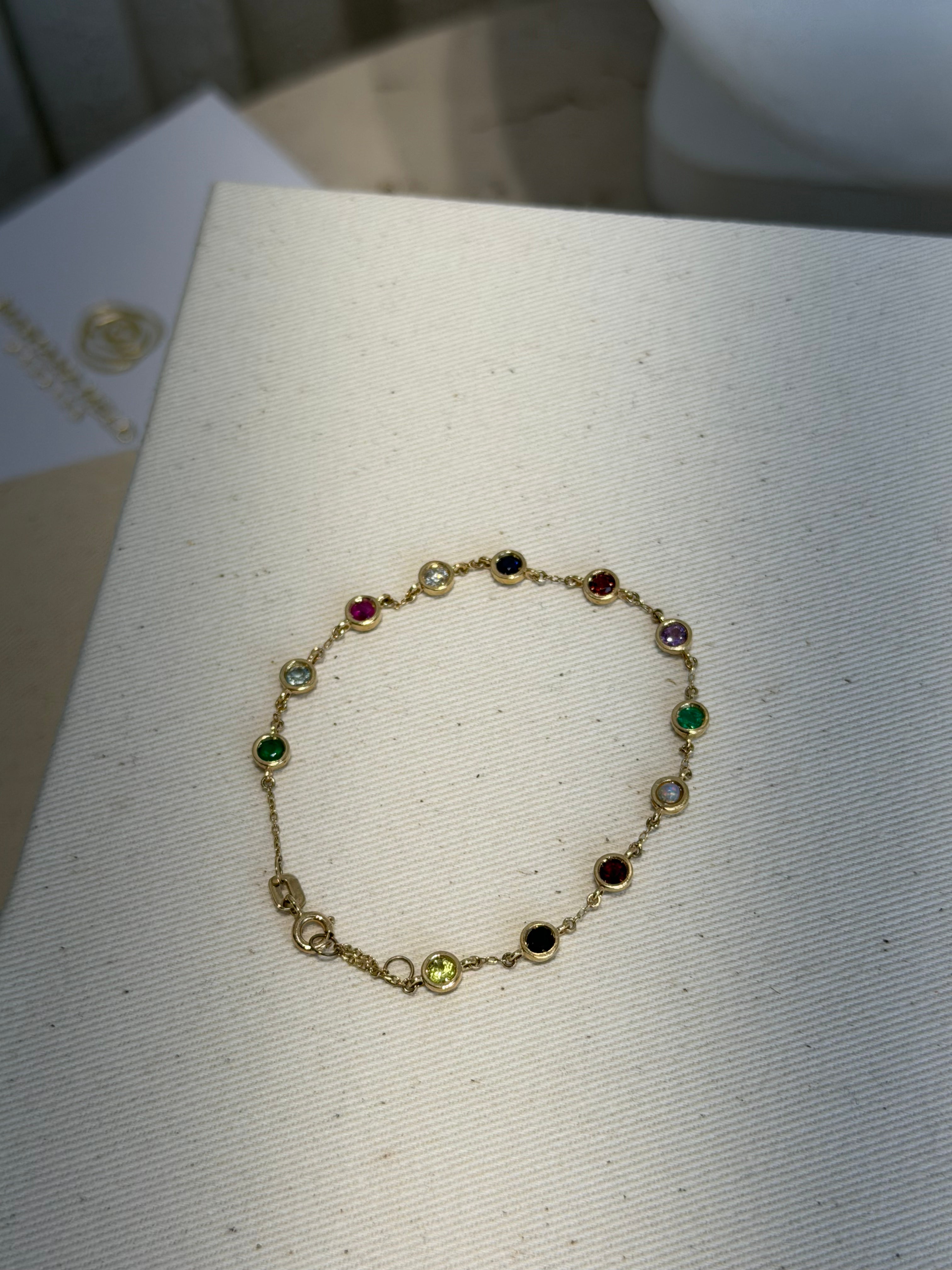 Pulseira 12 pedras Bíblicas