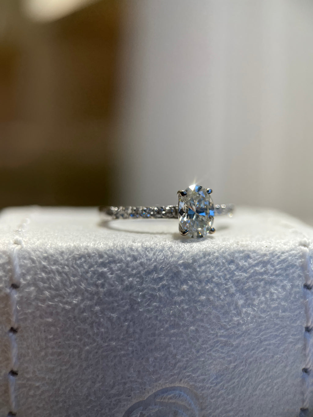 Anel Clarté diamante Oval 0.70 pontos