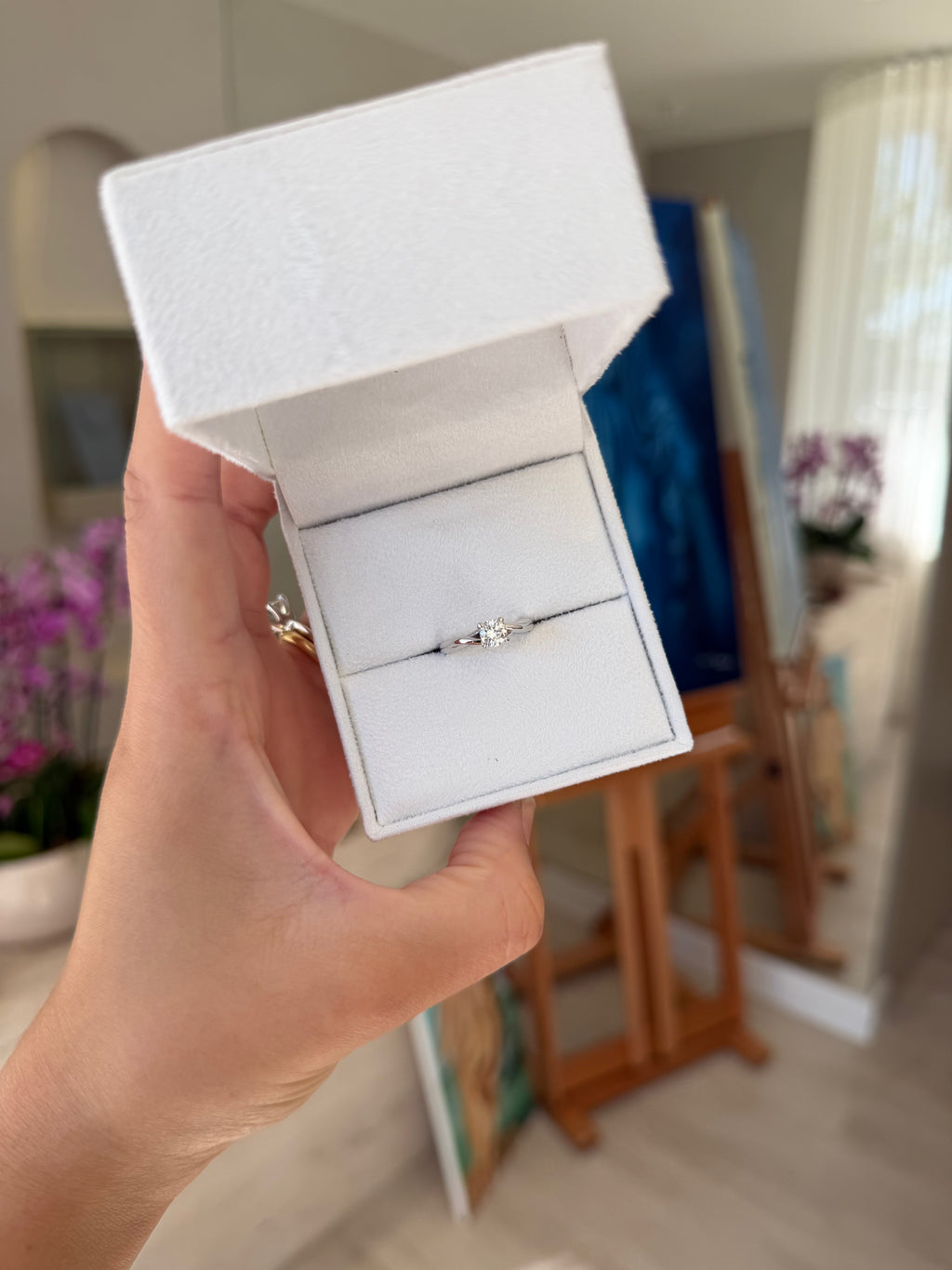 Anel Serenité 0.50ct redondo