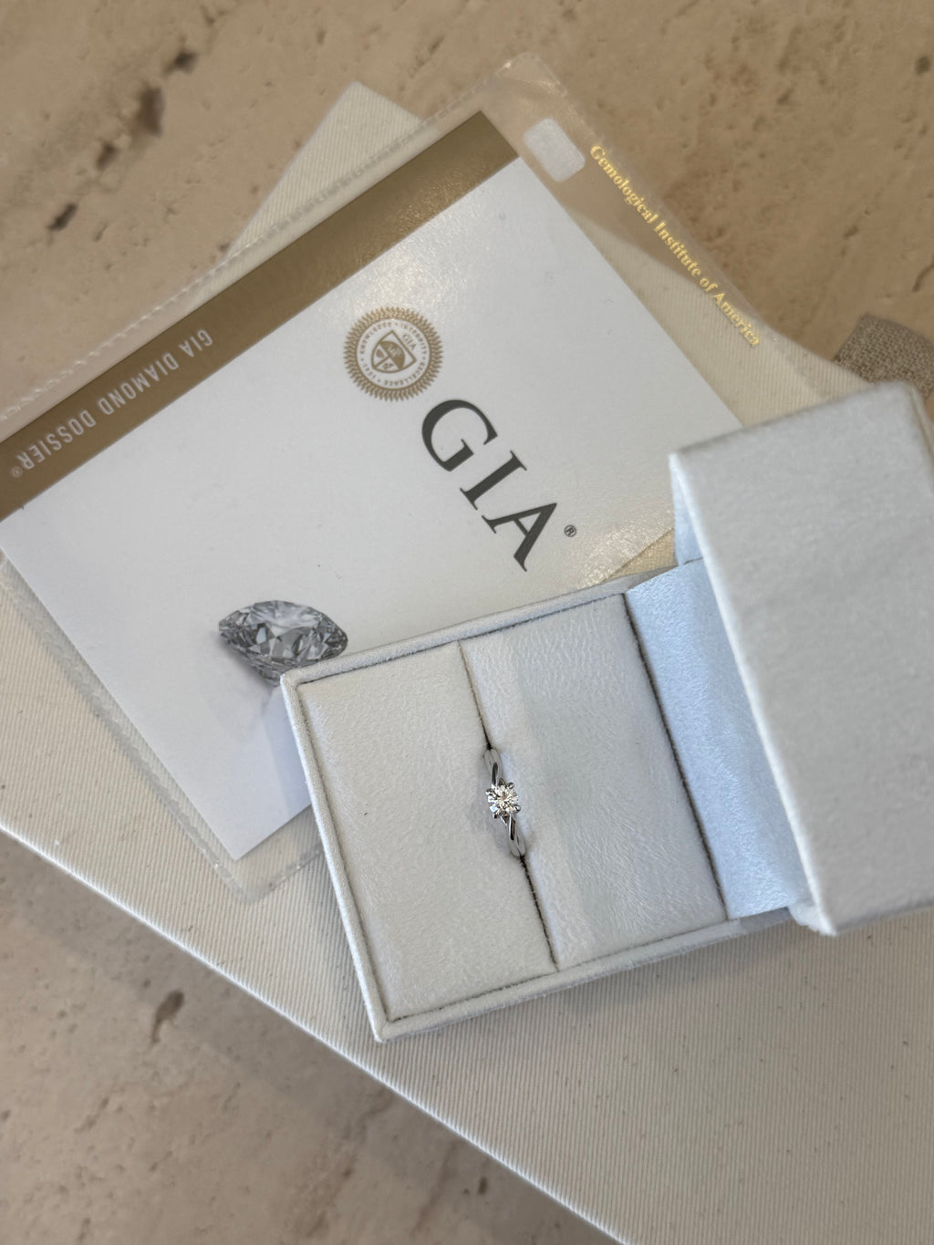 Anel Serenité 0.50ct redondo