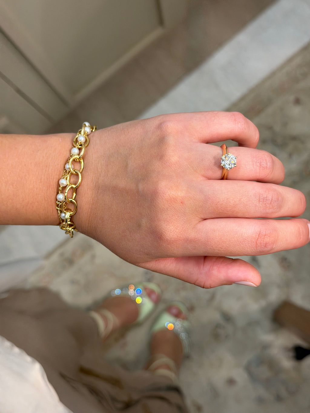 Solitário Clássico com 6 garras e diamante 1.5ct redondo