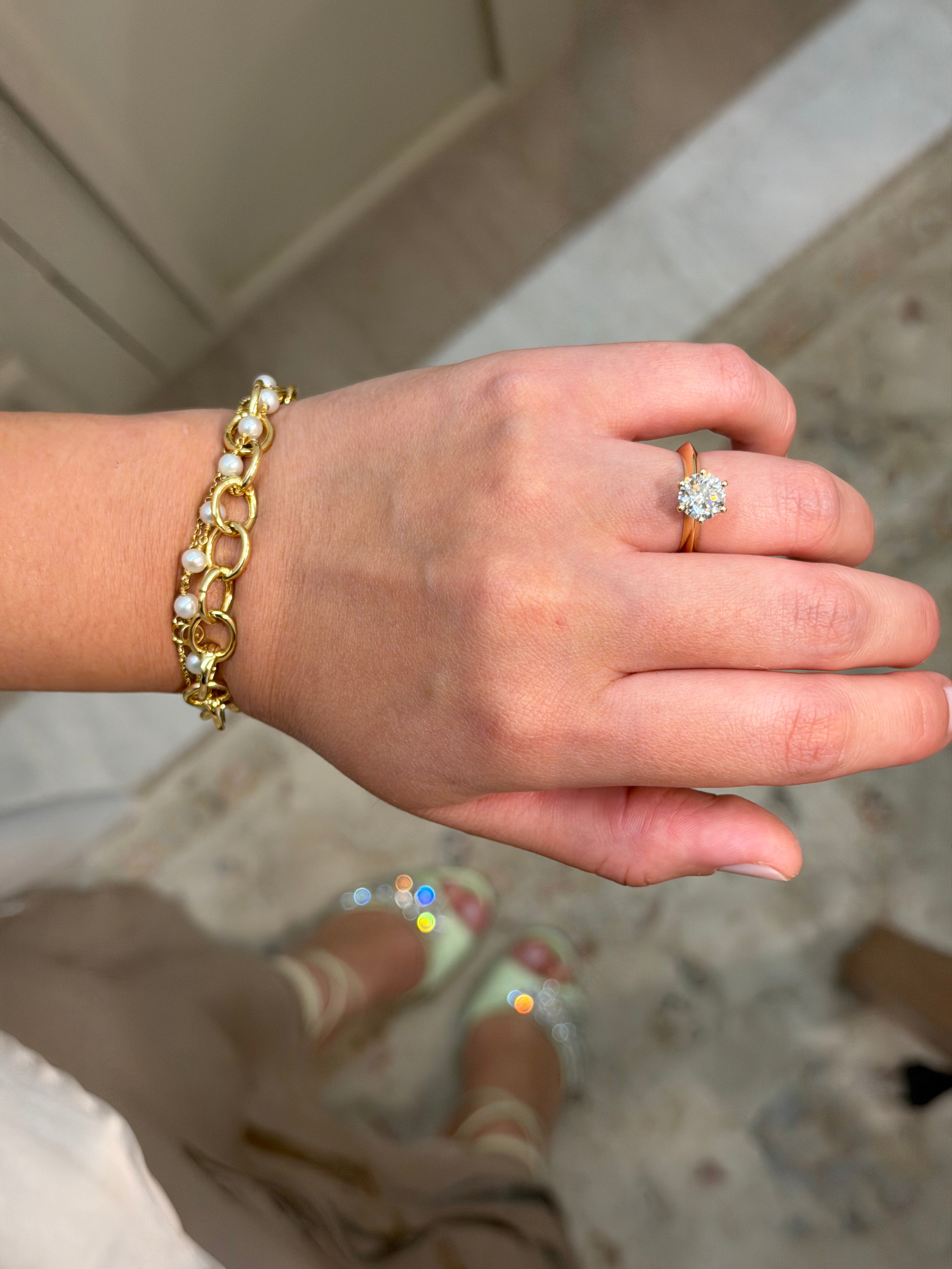 Solitário Clássico com 6 garras e diamante 1.5ct redondo