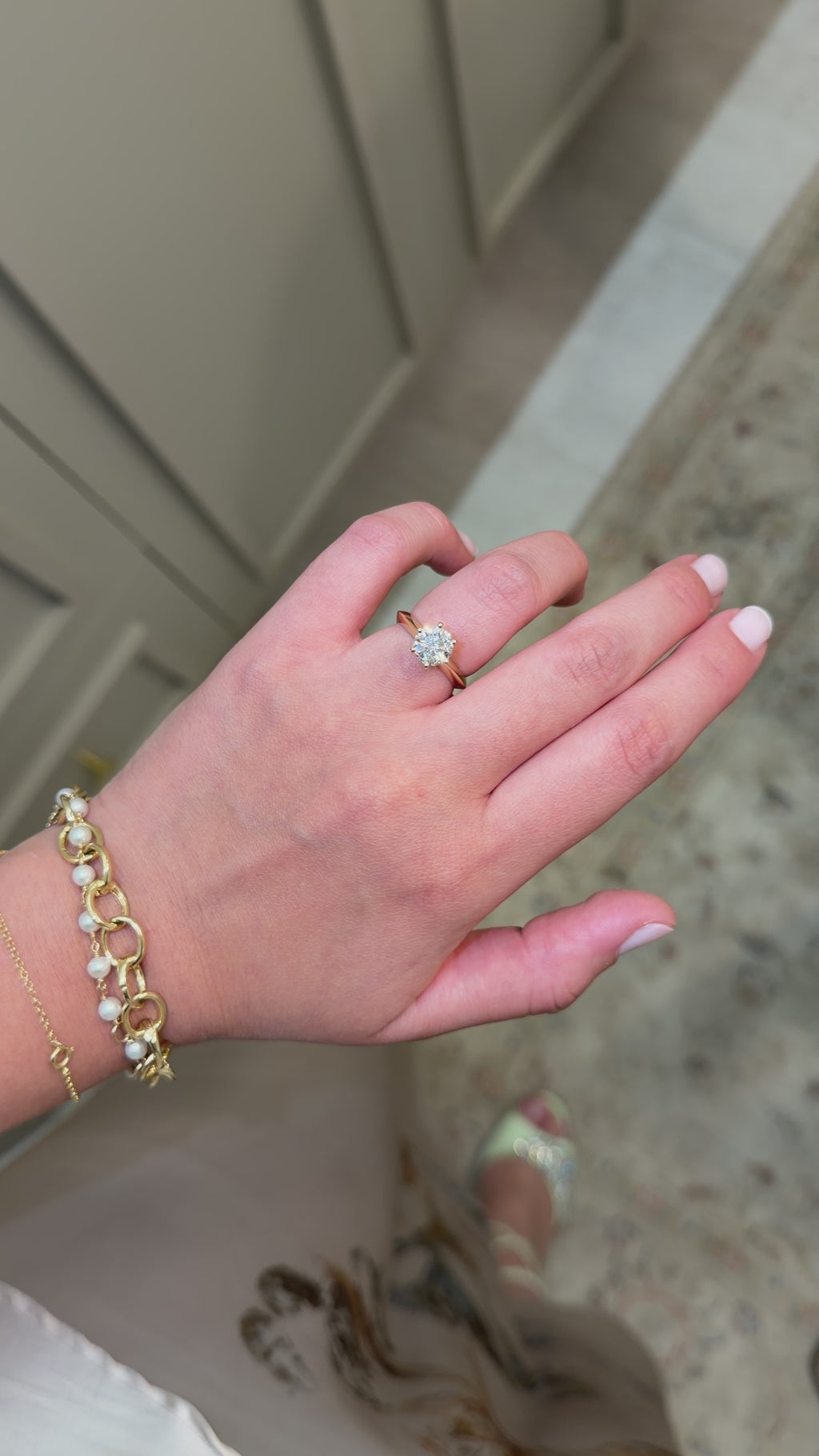 Solitário Clássico com 6 garras e diamante 1.5ct redondo