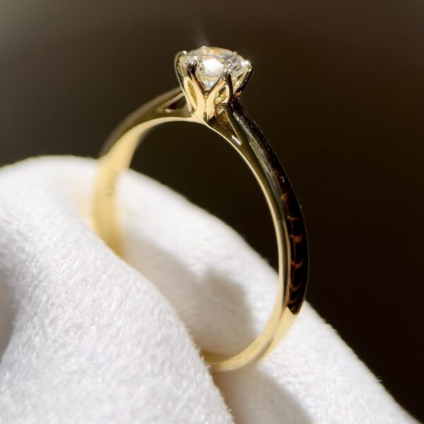 Anel Petale 0.35ct - Imagem 7