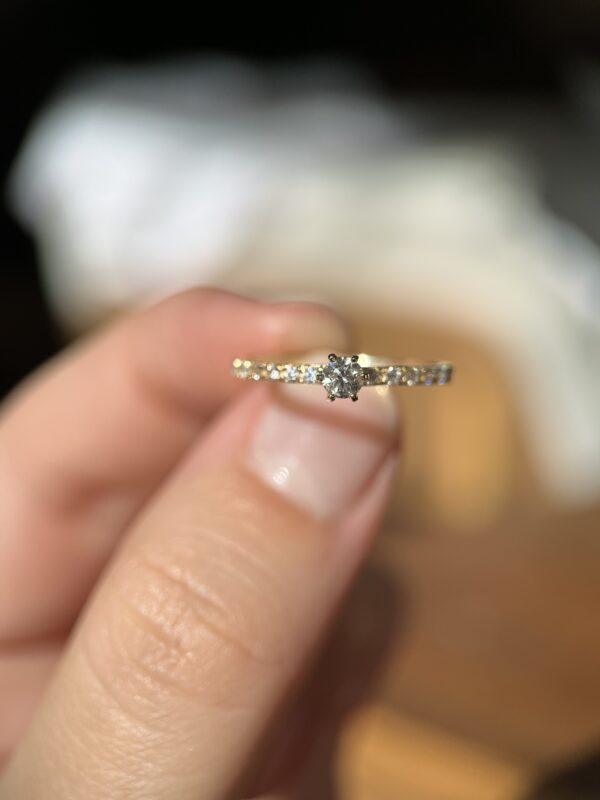 Solitário Clair 0.12ct - Imagem 10