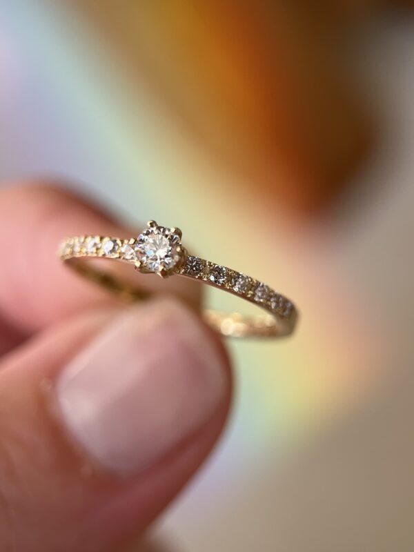 Solitário Clair 0.12ct - Imagem 2