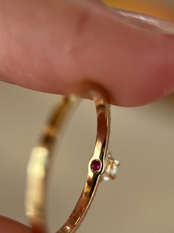 Solitário Clair 0.12ct - Imagem 3