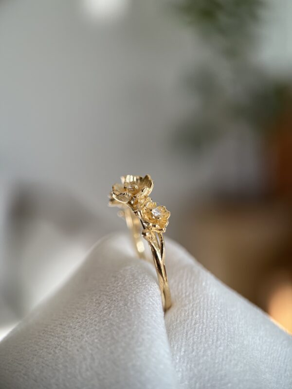 Anel flor Papoilas - Imagem 3