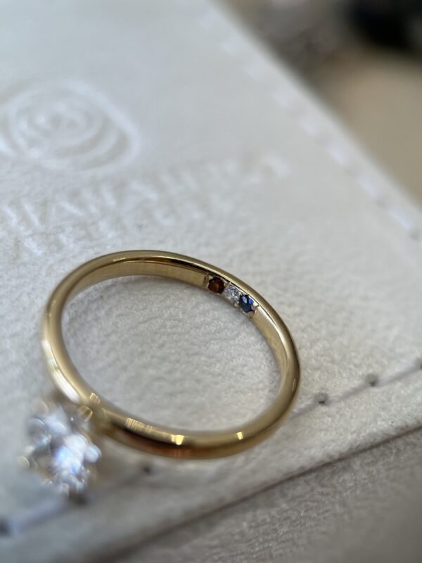 Anel Diamante oval 0.90ct - Imagem 4